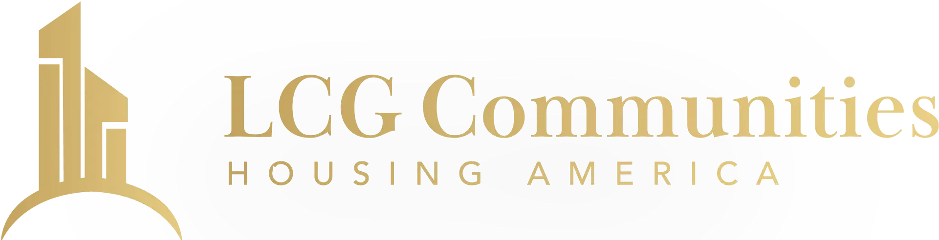 A black background with gold lettering that says " g company housing america."