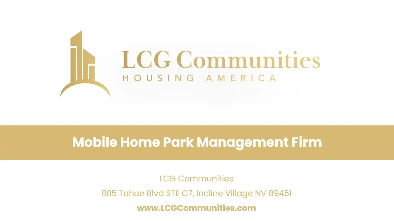 LCG Communities: Mobile Home Park Management Firm.